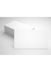 Resim Not Baskısız Boş Kartvizit Boy 50 Adet Kalın Not Kağıdı 8x5 Cm 