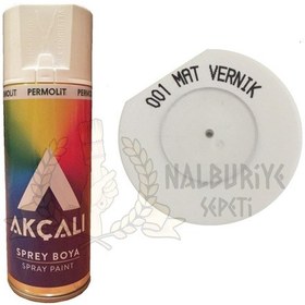 Resim Akçalı Mat Vernik Sprey Vernik 400 ML - 001 