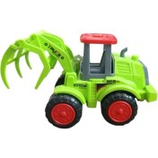 Resim Asya Oyuncak Saman Balya Sürtmeli Traktör 7756S-6 