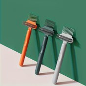 Resim 1/2/3 adet Saç Fırçası Temizleyici Aracı Saç Fırçası Temizleme Tırmığı Saç Kirini Çıkaran Tarak Gömülü Araç Salon Ev Seçimi Plastik Sap 