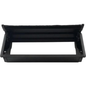 Resim Dizaynaks Mat Siyah Fırçalı Alüminyum Kablo Kanal Kapağı 10.1200/20 