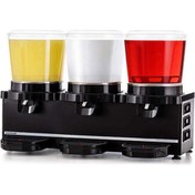 Resim Samixir - Panoramik 10 Triple 10 L +10 L +10 L Panoramik Karıştırıcılı Soğuk Içecek Dispenseri 