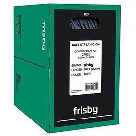 Resim FRISBY FNW-CAT622 UTP 24 AWG 305MT CAT6 KABLO GRI 