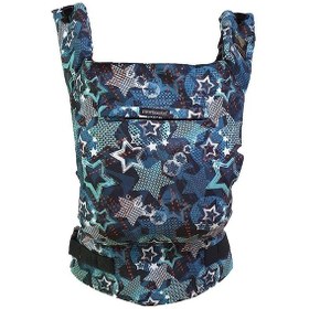 Resim Mamadusbaby Yeşil Yıldızlar - Standart Ergonomik Kanguru 