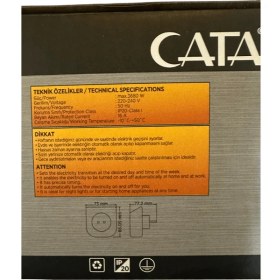 Resim Cata CT-9182 3680W 16 Amper Dijital Zaman Saati (4 Adet) 