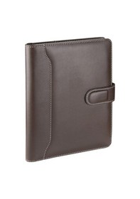 Resim Organizer Ajanda Tarihsiz Çizgili 20x26 CM - Kahve Kahverengi 