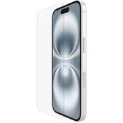 Resim Belkin OVA171HQ ScreenForce InvisiGlass iPhone 16/15/14 Pro Uyumlu (Kolay Hizalama Tepsili) Antimikrobiyal Ekran Koruyucu 