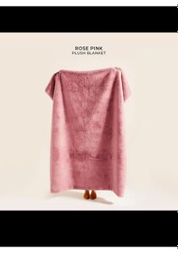 Resim Tek Kişilik Battaniye Welsoft Battaniye Pembe 