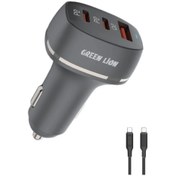 Resim Green Lion Çift Portlu Hızlı Araç Şarj Cihazı - 50W (PD & QC 3.0) 