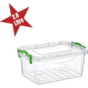Resim Tbl Dekor Şeffaf Saklama Kutusu 2.8 Litre 