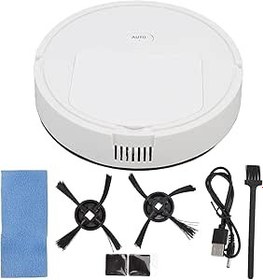 Resim Restokki 3'ü 1 arada akıllı robot süpürge, akülü süpürge, süpürme ve silme, USB üzerinden şarj edilebilir ev süpürgesi 