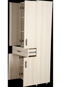 Resim Çok Amaçlı Dolap Hard Model Parlak Carden Suntalem 4raf 1çekmece 180 Cm El Yapı Ahşap 