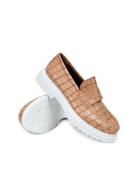 Resim Deery Pudra Rengi Kadın Loafer Ayakkabı - 01903zpdrp01 Pudra 
