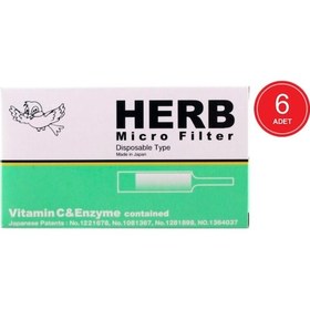 Resim Herb Micro Filter Filtreli Ağızlık 10'lu x 6 Paket 