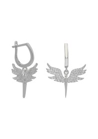 Resim Angel Küpe 719836 Silver 