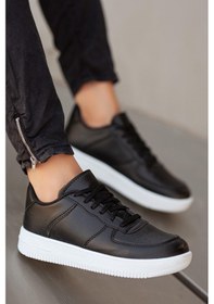 Resim Muggo Mgpogba Unisex Sneaker Günlük Spor Ayakkabı Siyah - Beyaz 