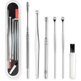 Resim Skygo 6 Parça Paslanmaz Çelik Kulak Temizleyici 