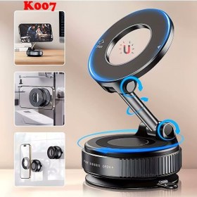 Resim K007 Vakumlu Manyetik 360 Dönen Çok Amaçlı Araç Telefon Tutucu Diğer 