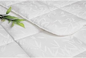 Resim Taç Bambu Cotton Çiçek Desenli%100 Pamuk Bebek Yorgan, Beyaz, Bebek 