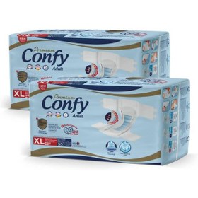 Resim Confy Adult Yetişkin Bezi Extralarge 30 Adet X 2 Paket 