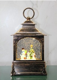 Resim Yılbaşı Temalı Işıklı Müzikli Kar Küresi Model 3 