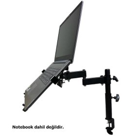 Resim electroon NB-M100 Hareketli Teleskopik Notebook Masa Askı Aparatı 