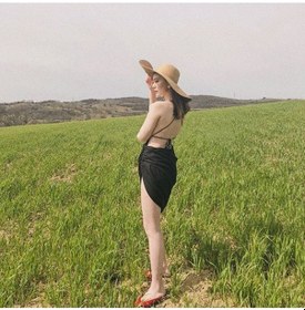 Resim Kardelen Butik Denizli Lüx Hasır Plaj Şapkası , Katlanabilir Geniş Birim Çap 47 Cm, Içinde Daraltma Ipi Mevcuttur Bej 