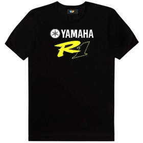 Resim GALASHOP Yamaha R1 Siyah Erkek Tişört T-shirt15 