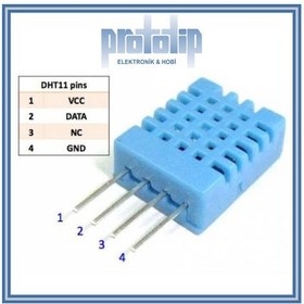 Resim Arduino İçin Dht11 Sıcaklık Nem Sensörü 
