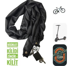 Resim Vi Caro 100 cm Bisiklet Kilidi 100 cm Kask Kilidi 