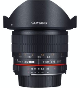 Resim samyang 8mm F:3.5 Fısheye Lens Canon Ef Uyumlu 