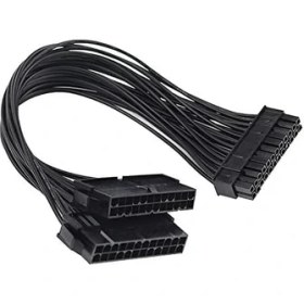 Resim 5145 24 Pin Atx Dual Psu Çoklayıcı Adaptör Anakart Mining Kablosu 