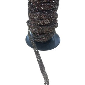 Resim Silikonlu Yapıştırma Taş Şerit 2 cm Siyah 1 Metre 