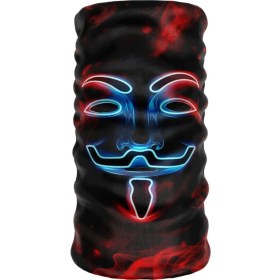 Resim Bebo Store Extreme Outdoor Spor , Motorcu ve Bisiklet Kullananlara Özel Desenli Buff Boyunluk Bandana Balaklava (SMILE-197) 