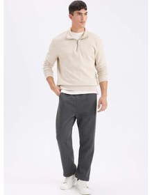 Resim DeFacto Regular Fit Eşofman Altı Beli Lastikli Basic Düz Cepli Düz Paça D9707AX24AUAR226 