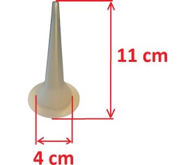 Resim Sosis Poliüretan Mastik Silikon Tabancası Ucu - 5 Adet 