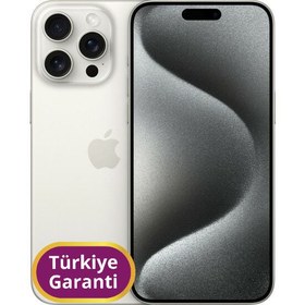 Resim Apple iPhone 15 Pro Max TR Garanti | 256 GB Beyaz 
