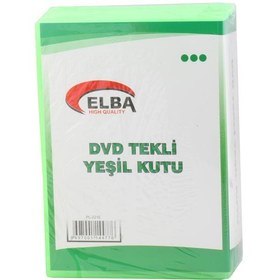 Resim Elba PL-221E Tekli Yeşil Renkli Standart Dvd Kutusu 