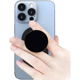 Resim E2m Pop Socket Telefon Tutucu Benekli Kedi Sarı Sarı 