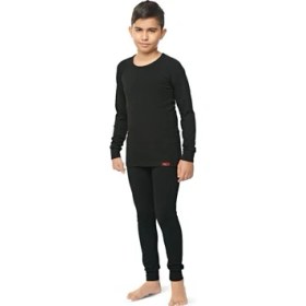Resim FSM 1453 Fsm1453 Erkek Çocuk Termal İçlik Takım Siyah %47 Viskon %47 Polyester %6 Elastan 