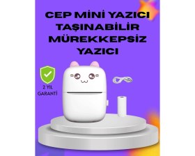 Resim Shopwave Kablosuz Mini Cep Yazıcısı Bluetooth Destekli 1200MAH Bataryalı 