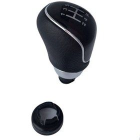 Resim Ford Fiesta 2008 - 2012 Vites Topuzu 5 Vites Siyah Nikelajlı 8A6J 7J132 BB - 1580939 