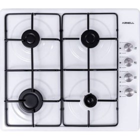 Resim Arnell AR-650-00 4 Gözlü Gazlı Emaye Ocak Beyaz 