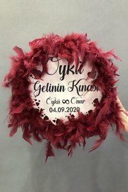 Resim Hobigram Tüylü Gelin Tefi – Özel Tasarım, Aksesuar, Kaliteli Üretim, Göz Alıcı Stil – Kına Eğlence Aksesuarı 