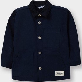 Resim Defacto Erkek Bebek Gabardin Uzun Kollu Gömlek G6427a526spnv31 Lacivert-nv31 