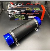 Resim Hava Filtre Uzatma Borusu Akordiyon Esnek Uzayan 75mm Çap - Mavi Başlıklı 