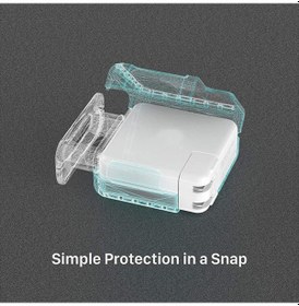 Resim Magsafe Şarj Aleti Kılıfı Magsafe 1-2 60w Type-c 61w-67w Uyumlu Kablo Düzenleyici Şeffaf 