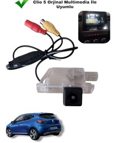 Resim OEM Renault Clio5 Geri Görüş Kamerası Easylink Multimedya Ile Tam Uyumlu 170 Derece Görüş Açısı 