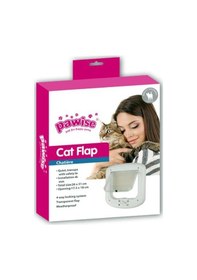 Resim Pawise Kedi Kapısı Beyaz 23 x 26 CM 