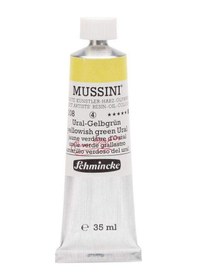 Resim Mussini 35Ml Yağlı Boya Seri:4 No:208 Yellowish Green Ural 